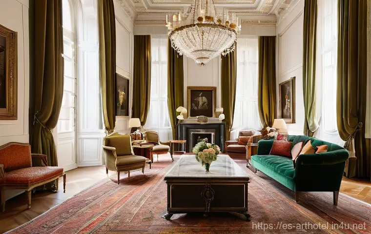 아트호텔 및 미술관 연계 숙박 패키지 - **Living Gallery Hotel: Vibrant Contemporary Art Display**
    A bright, spacious hotel lobby in Bar...